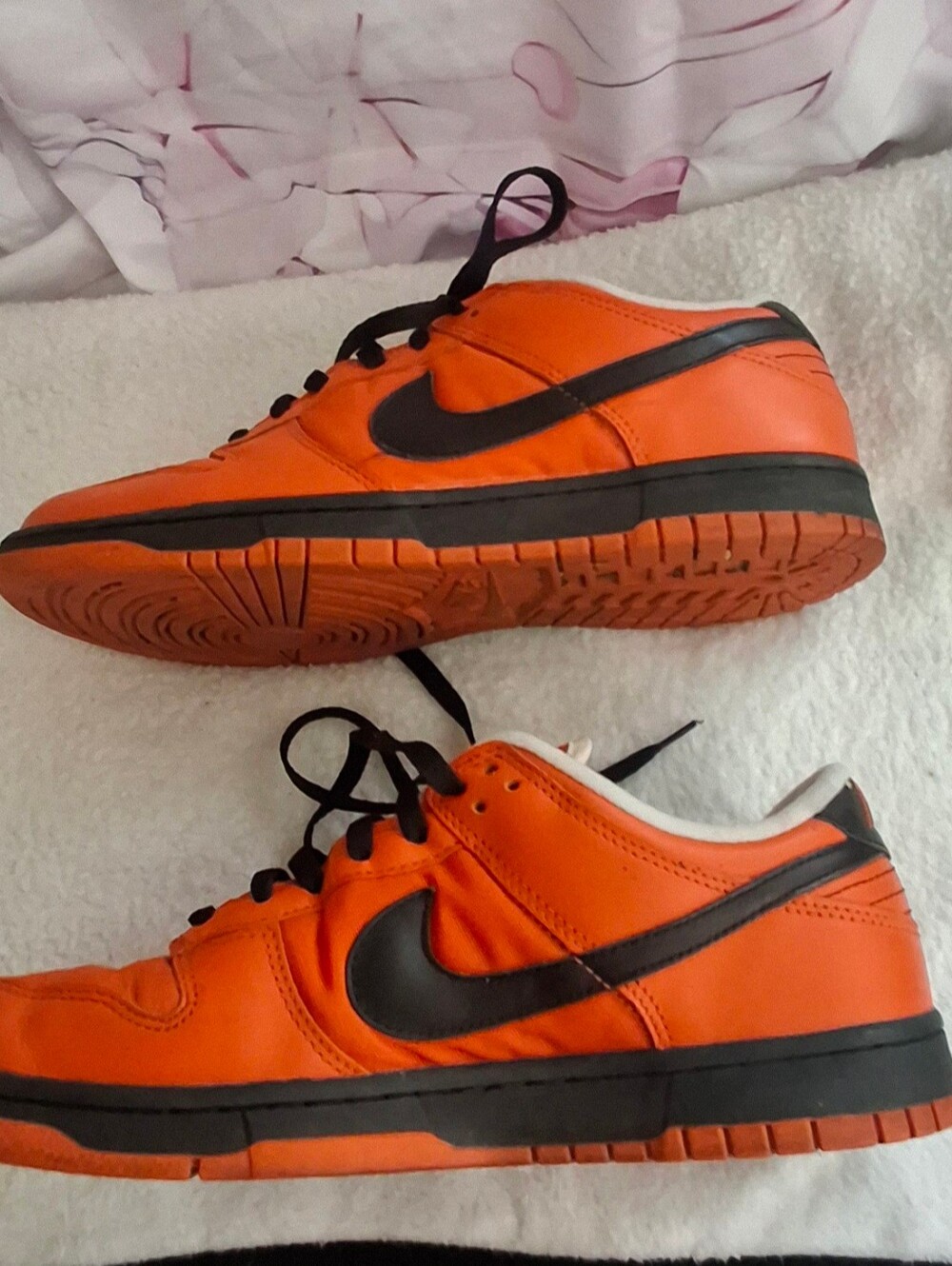 Rare VTG Nike Dunk Low 2004 EURO Netherlands Holland Mens Size 10 Orange
